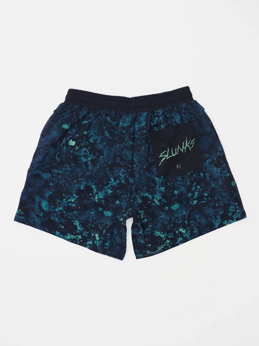 Slunks Shorts Mens size small Acid Wash Volleyball Performance Lined